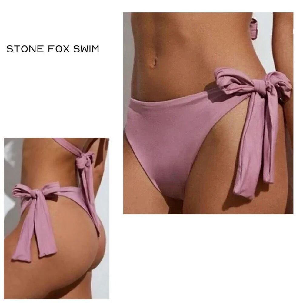 New. Stone Fox Swim June bikini Bottom. Small.